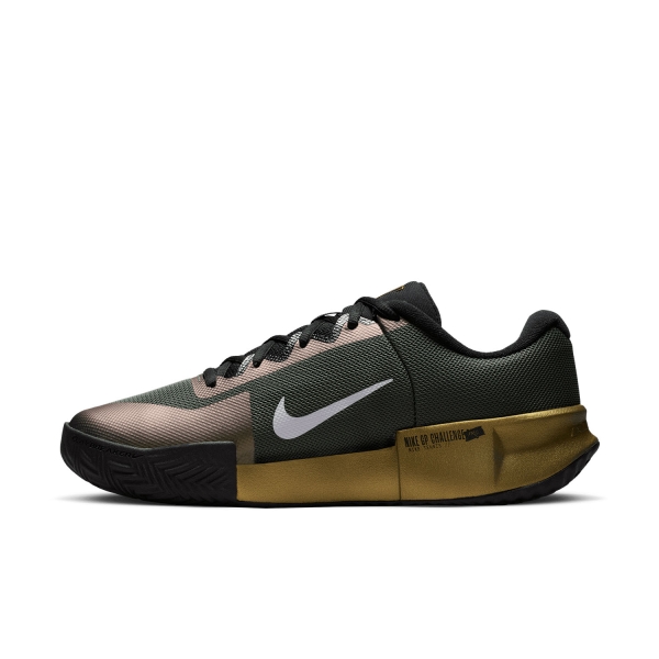 Nike Zoom GP Challenge Pro Clay Premium - Camo Green/Pure Platinum/Metallic Gold