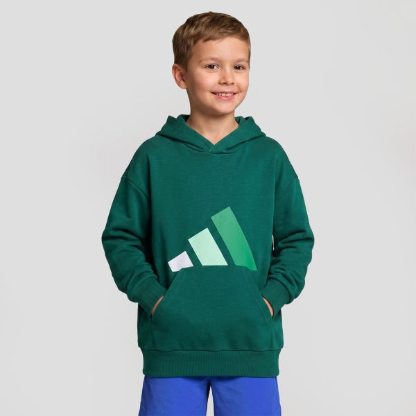 adidas Essentials Sudadera Niños - Collegiate Green/White/Clear Mint/Court Green