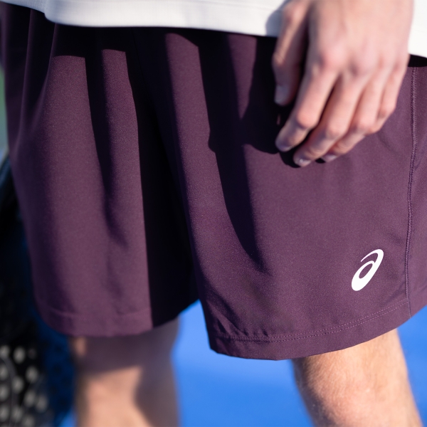 ASICS Court Pro 7in Shorts - Dark Aubergine