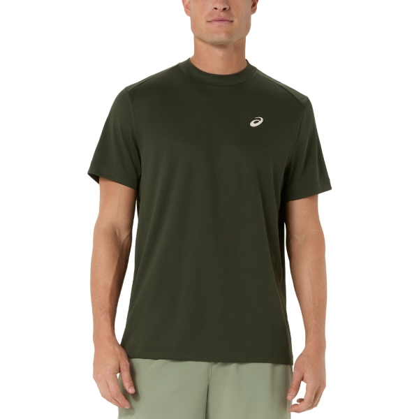 Men's Tennis Shirts ASICS Court Pro TShirt Vintage Khaki 2041A339200