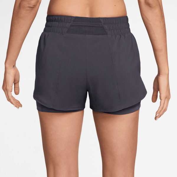 Nike One 2 in 1 3in Pantaloncini - Gridiron/White