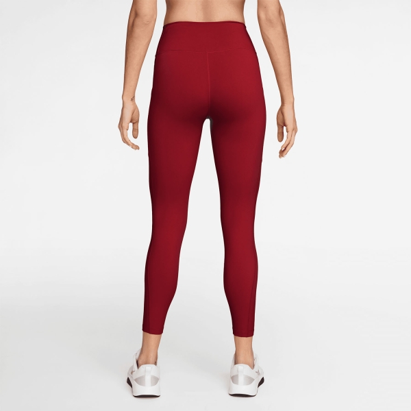 Nike One Logo 7/8 Tights - Tough Red/White