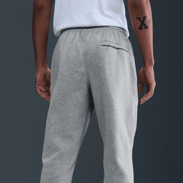 Nike Club Fleece Pants - Dark Grey Heather/Light Smoke Grey/White