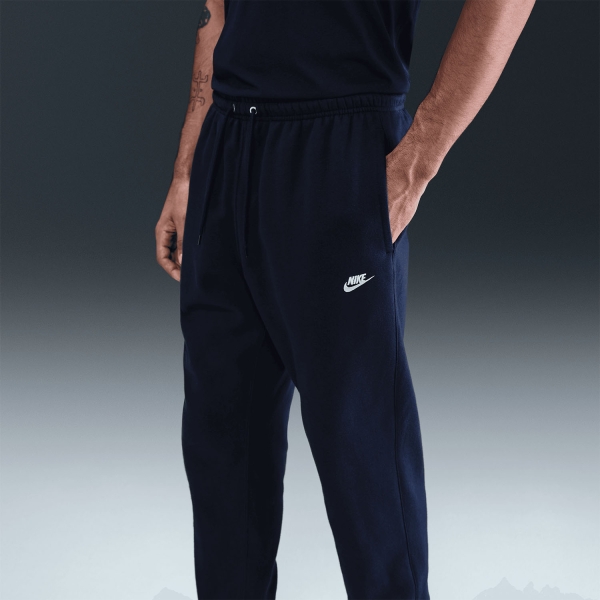 Nike Club Fleece Pants - Obsidian/White
