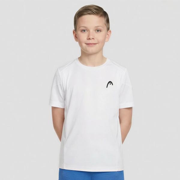 Polo y Camiseta de Tenis Niño HEAD Slice Camiseta Nino White 816036WH