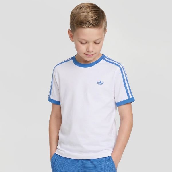 Polo y Camiseta de Tenis Niño adidas Classics CLIMACOOL Camiseta Nino White KF4901