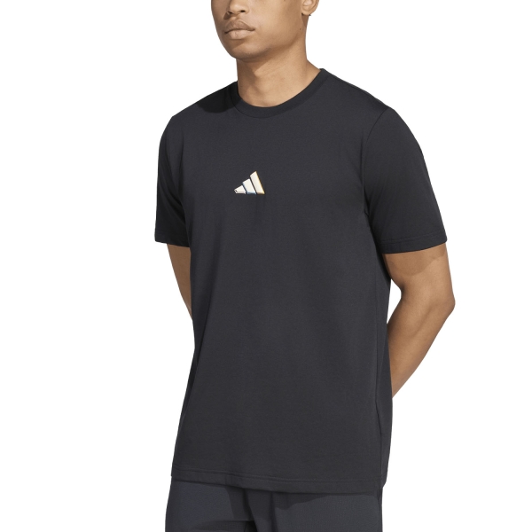 Men's Tennis Shirts adidas NY Graphic TShirt  Black KR2322