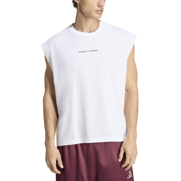 Camisetas de Tenis Hombre adidas Culture Graphic Top White KR2338