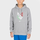 Nike Sinner Hoodie Junior - Dark Grey Heather/White