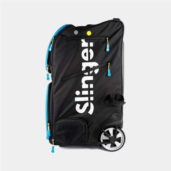 Slinger Bag Tournament Pack Ball Shooter Machine - Light Blue/Black