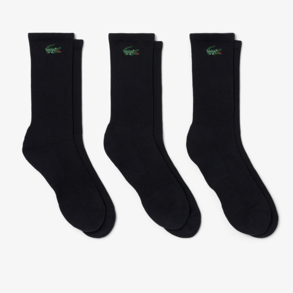 Calze Tennis Lacoste Basic x 3 Calze  Noir RA9246031