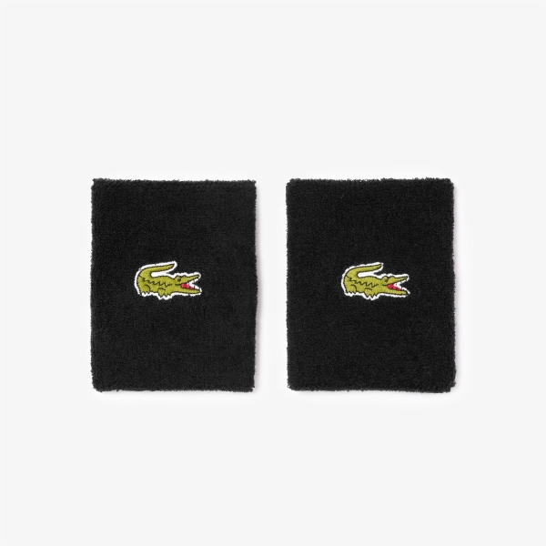 Tennis Wristbands Lacoste Performance Small Wristbands  Noir RL9272031