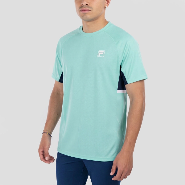 Camisetas de Tenis Hombre Fila Thilo Camiseta  Aqua Sky TFM2613571630