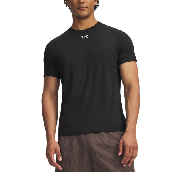 Maglietta Tennis Uomo Under Armour HeatGear Elite Maglietta  Ultimate Black/Reflective 60153790011