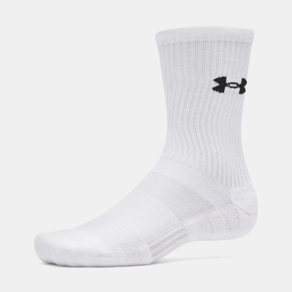 Under Armour Performance Crew x 3 Calcetines - White/Steel