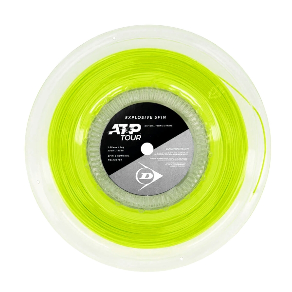 Corda Monofilamento Dunlop Explosive Spin 1.30 Matassa 200 m  Yellow 10364984