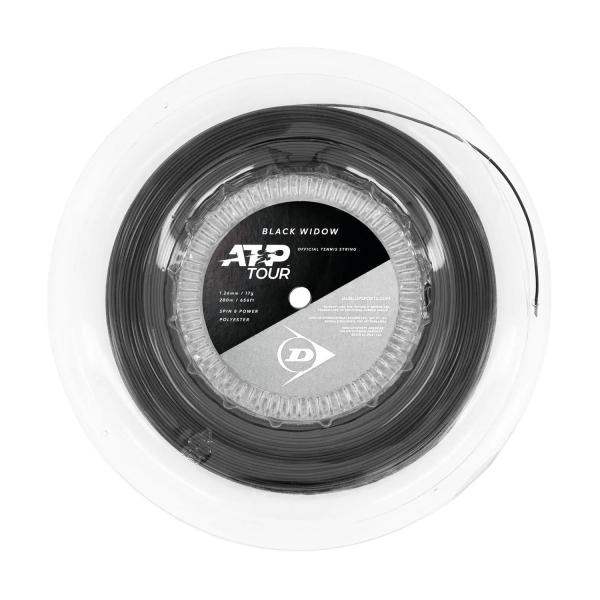 Monofilament String Dunlop Black Widow 1.26 200 m Reel  Black 10365022