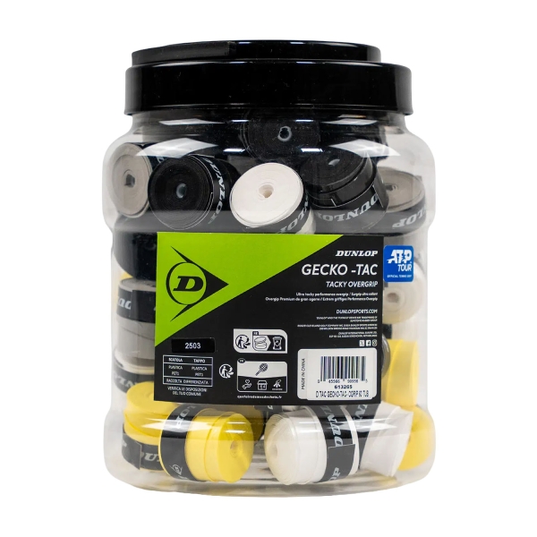 Overgrip Dunlop GeckoTac Overgrip x 60  Assorted 10369621