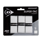 Dunlop Super Tac Overgrip x 3 - White Dunlop Super Tac Overgrip x 3 - White