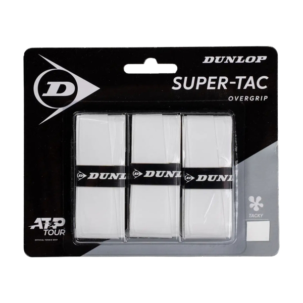 Overgrip Dunlop Super Tac Overgrip x 3  White 10374097