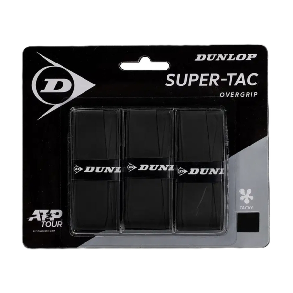 Overgrip Dunlop Super Tac Overgrip x 3  Black 10374098