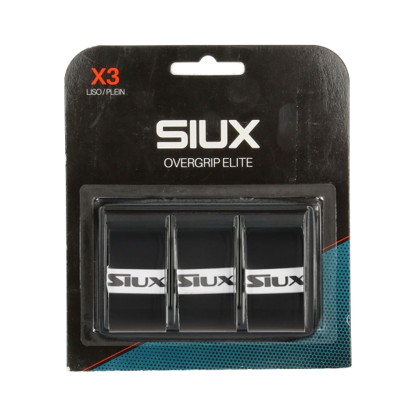 Accessori Padel Siux Elite x 3 Overgrip  Black 200154