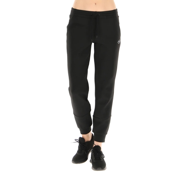 Women's Tennis Pants and Tights Lotto Squadra III Pants  All Black 2187991CL