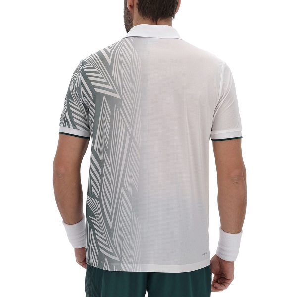 Lotto Tech VI Polo - Bright White/Biome Green