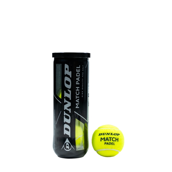 Padel Ball Dunlop Match Padel 3 Ball Can 601689