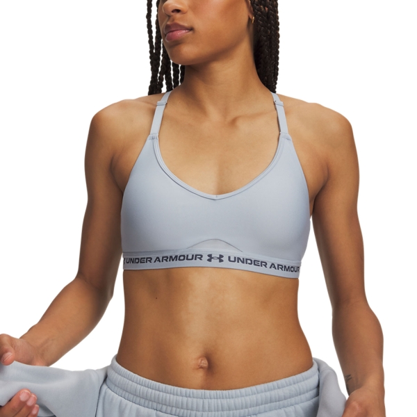Sujetador y Ropa Interior Mujer Under Armour Crossback Low Strap Sujetador Deportivo  Blue Fog/Downpour Gray 60169440034