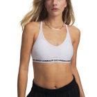 Under Armour Crossback Low Strap Reggiseno Sportivo - White/Black Under Armour Crossback Low Strap Reggiseno Sportivo - White/Black