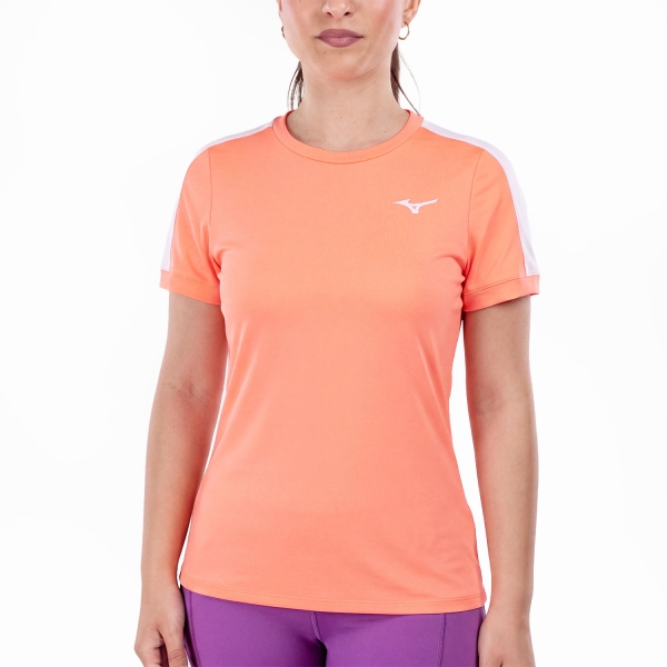 Camisetas y Polos de Tenis Mujer Mizuno Performance Camiseta  Flamingo Coral 62GAD70052