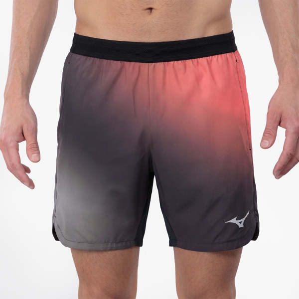 Men's Tennis Shorts Mizuno Graphic 7.5in Shorts  Black 62GBD50009
