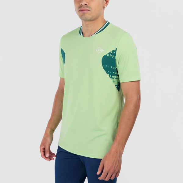 Maglietta Tennis Uomo Dunlop Game Printed Maglietta  Fair Green/Shaded Spruce 880470