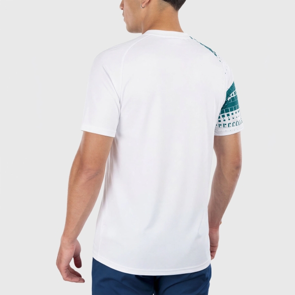 Dunlop Game Crew Maglietta - White/Shaded Spruce