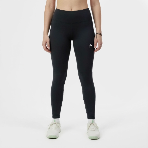 Pantalones y Tights de Tenis Mujer Dunlop Game Tights  Black 880492