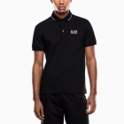 EA7 Core Identity Polo - Black EA7 Core Identity Polo - Black