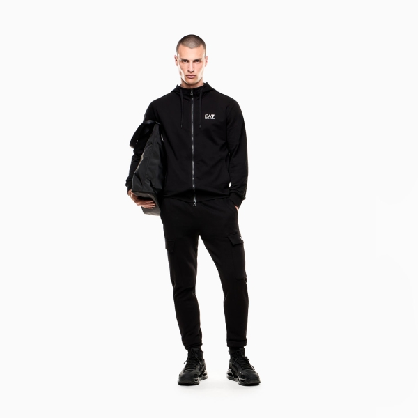 EA7 Core Identity Sudadera - Black