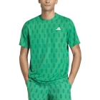 adidas Club CLIMACOOL Graphic Maglietta - Semi Court Green/Collegiate Green