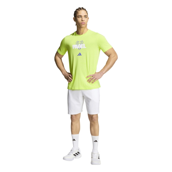adidas Padel Graphic T-Shirt - Semi Frozen Lemon