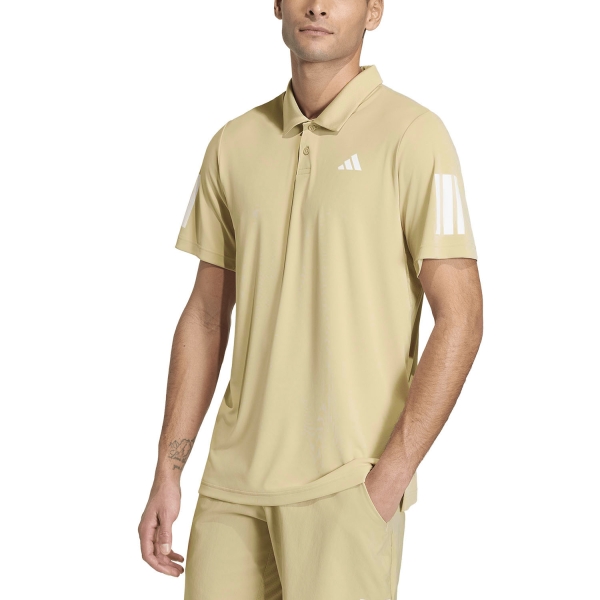 Polo Tennis Uomo adidas 3 Stripes Club Polo Khaki Three KS8321