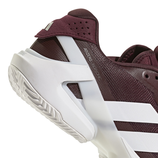 adidas ADIZERO Ubersonic 5 - Maroon/Silver Metallic/Core Black