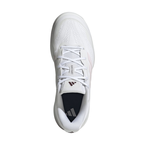 adidas Avacourt 3 - FTWR White/Distilled Pink/Maroon
