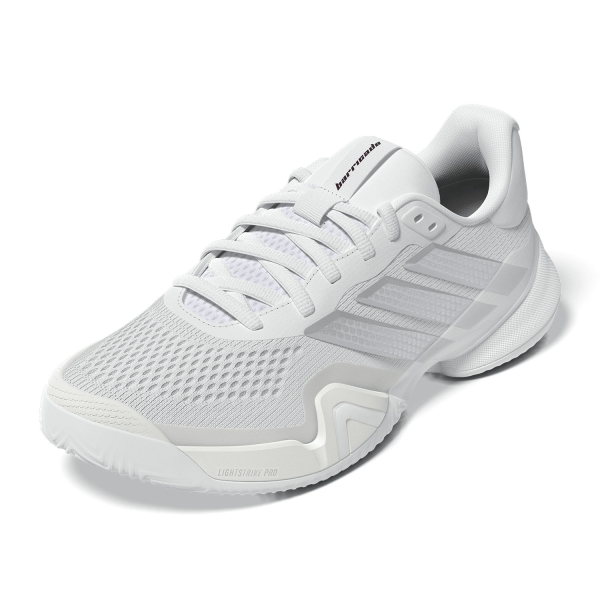 adidas Barricade 14 Clay - FTWR White/Tech Grey Metallic/Maroon
