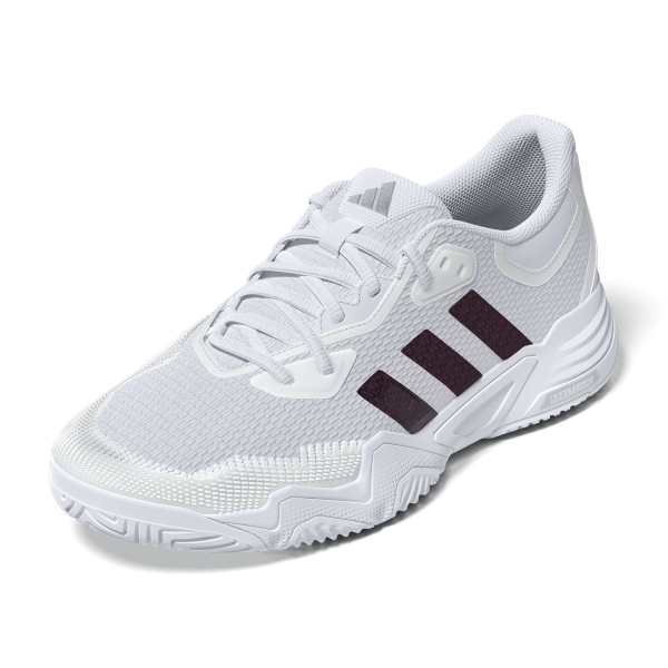 adidas Solematch Control 2 - FTWR White/Maroon/Tech Grey Metallic