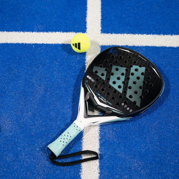 adidas Arrow Hit Light Padel - Black/Sky Blue