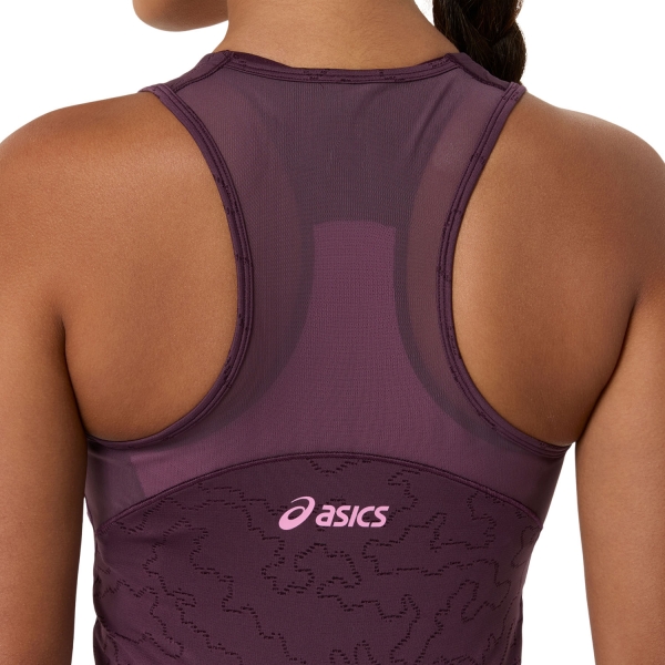 ASICS Match Jacquard Dress - Dark Aubergine