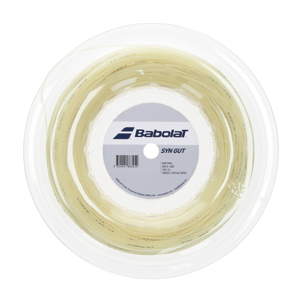 Multifilament String Babolat Syn Gut 1.30 String Reel 200 m  Natural 243144128130