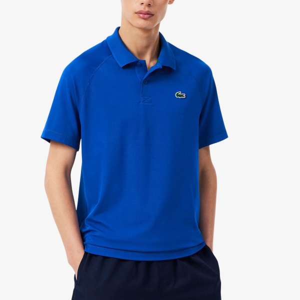 Polo Tenis Hombre Lacoste Ultra Dry Stretch Polo Bleu DH0159JQ0