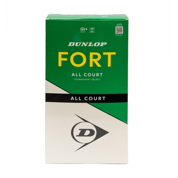 Dunlop Tennis Balls Dunlop Fort All Court Tournament Select  Pack of 2 Tubes 601608